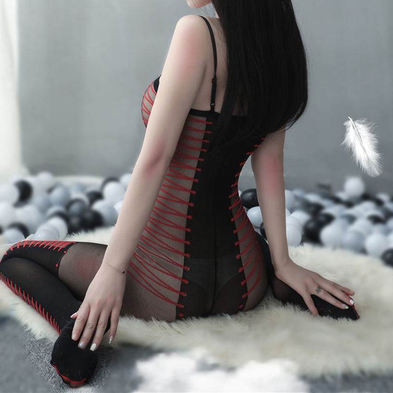 See Through Mesh Tights Full Bodysuit Nightwear See Through Mesh Tights Full Bodysuit Nightwear