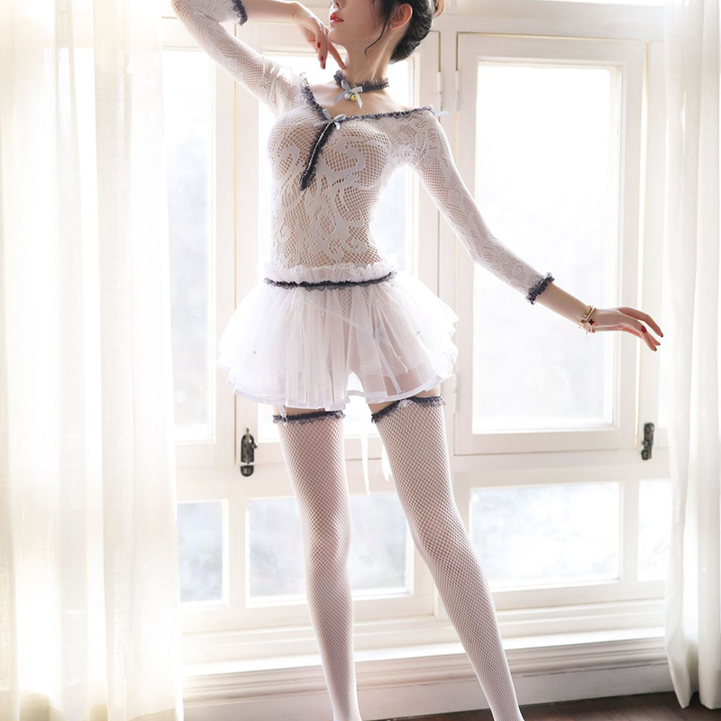 Sexy Lingerie Fishnet Bodystocking Cute Dress Red Sexy Lingerie Fishnet Bodystocking Cute Dress Red