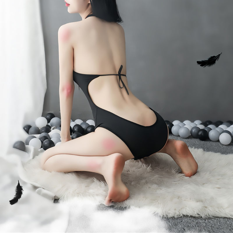 Halter Neck Hollow Out See Through Lingerie Halter Neck Hollow Out See Through Lingerie